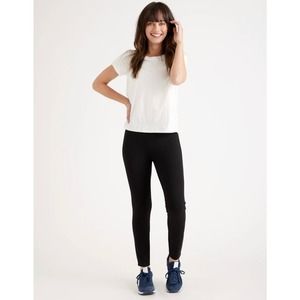 Quince Black Ultra-Stretch Ponte Skinny Pant NWT size Medium